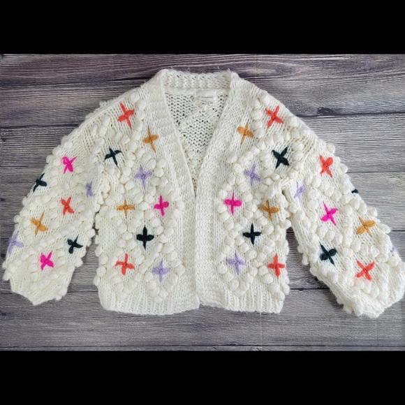 Anthropologie One Size Bubble Cardigan Sweater - Picture 4 of 13
